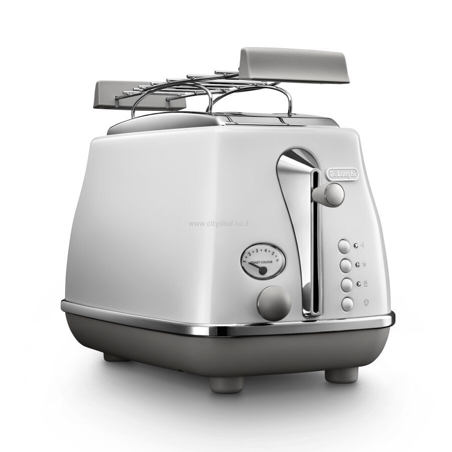 מצנם 2 פרוסות DeLonghi דגם CTOC2103W יבואן רשמי | משלוח מהיר – תמונה 3