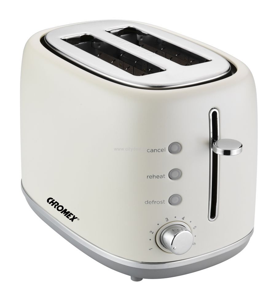מצנם 2 פרוסות מעוצב CHROMEX דגם CH240W יבואן רשמי | משלוח מהיר