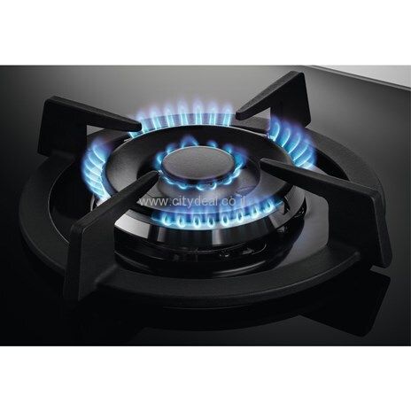 Zanussi ZGO68420BA כיריים גז 60 ס״מ זכוכית שחורה זנוסי יבואן רשמי | משלוח מהיר – תמונה 2
