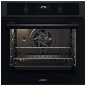 Zanussi ZOPKD7K1A- תנור בנוי פירולוטי 75 ליטר שחור זנוסי יבואן רשמי