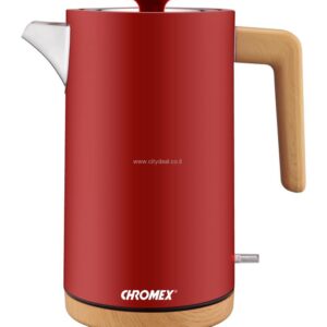 קומקום חשמלי מעוצב CHROMEX דגם CH669R יבואן רשמי