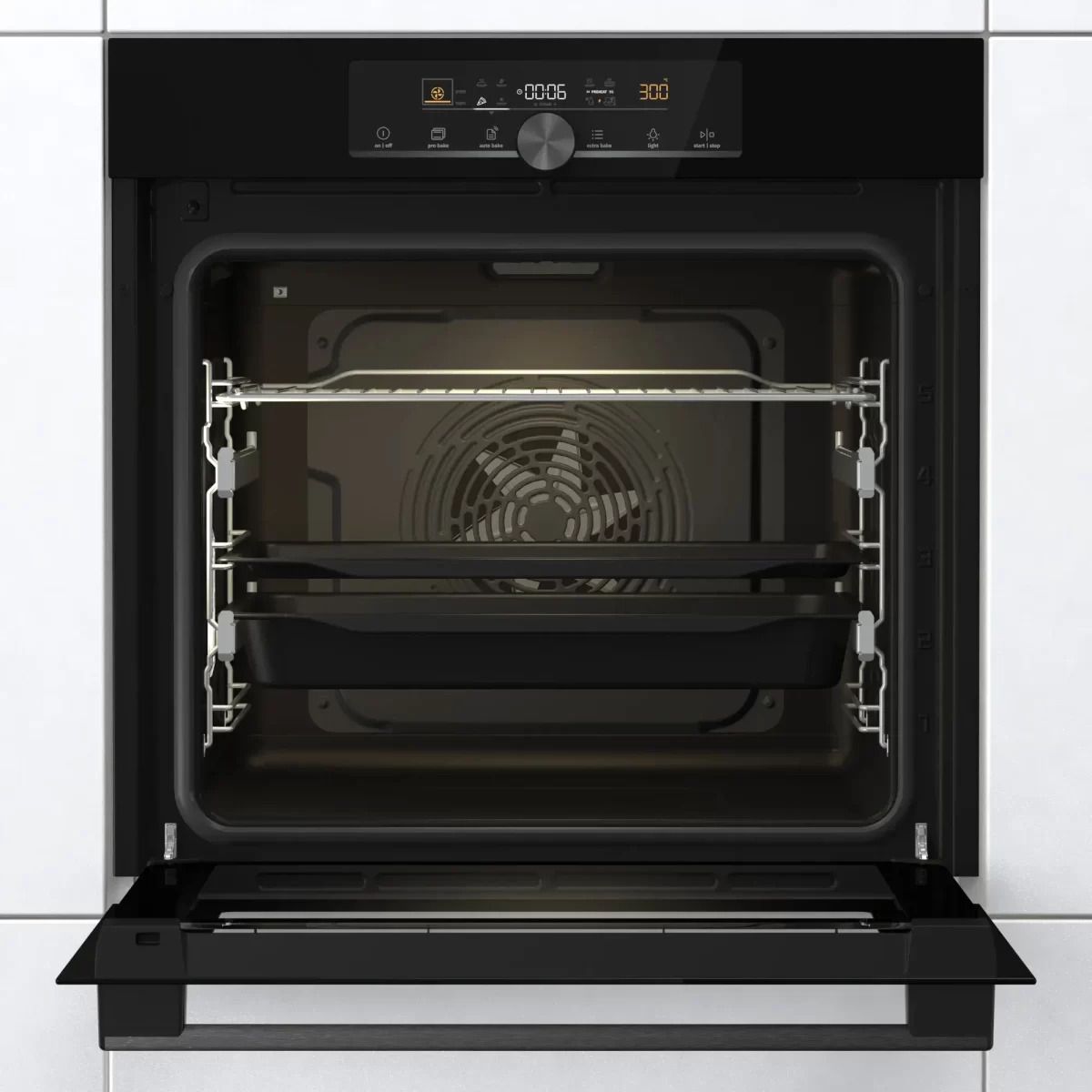 תנור בנוי Gorenje BOS6747A01BG – בנפח 77 ליטר עם תוכנית שבת ו-AirFry – תמונה 2