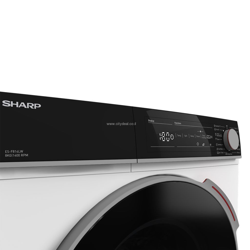 מכונת כביסה 10 ק״ג SHARP ES-F014LW יבואן רשמי – תמונה 5