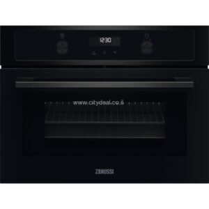 תנור בנוי משולב מיקרוגל Zanussi ZVENM7K1 ‏43 ליטר, גובה 45 ס״מ | יבואן רשמי