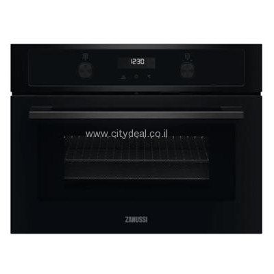 תנור בנוי משולב מיקרוגל Zanussi ZVENM7K1 43 ליטר, גובה 45 ס״מ | יבואן רשמי – תמונה 5
