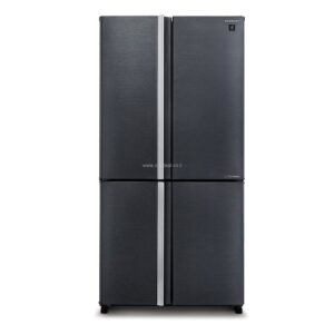 מקרר 4 דלתות מקפיא תחתון Sharp SJ-8950SL שארפ 578 ליטר אינוורטר No Frost נירוסטה שחורה עם פיקוד שבת - יבואן רשמי