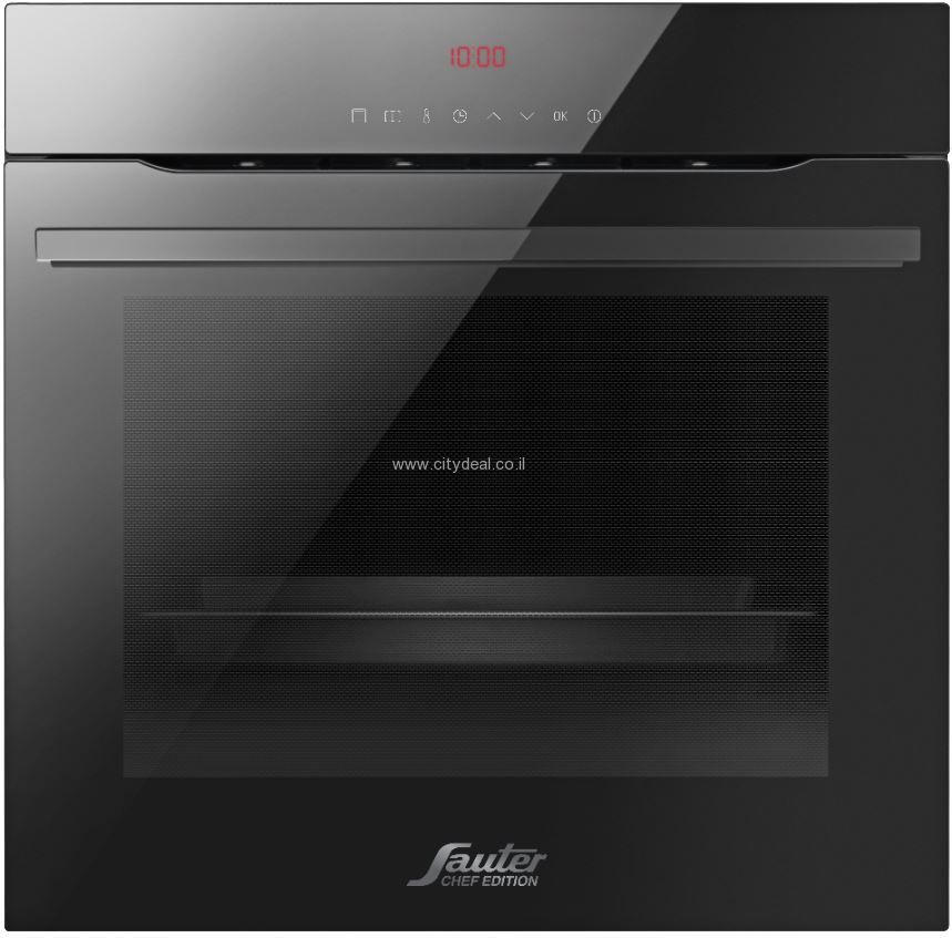 תנור בנוי פירוליטי Sauter CUISINE 7600B – נפח 77 ליטר עם ניקוי עצמי - יבואן רשמי | משלוח מהיר