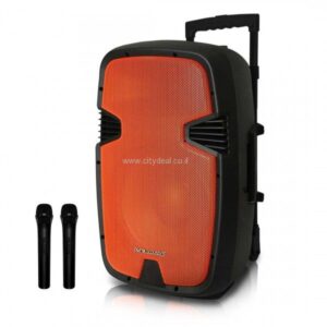 בידוריות קריוקי ניידת 15״ Pure Acoustics דגם PMW-3015 יבואן רשמי