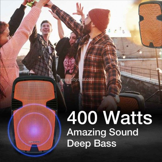 בידוריות קריוקי ניידת 15״ Pure Acoustics דגם PMW-3015 יבואן רשמי – תמונה 2