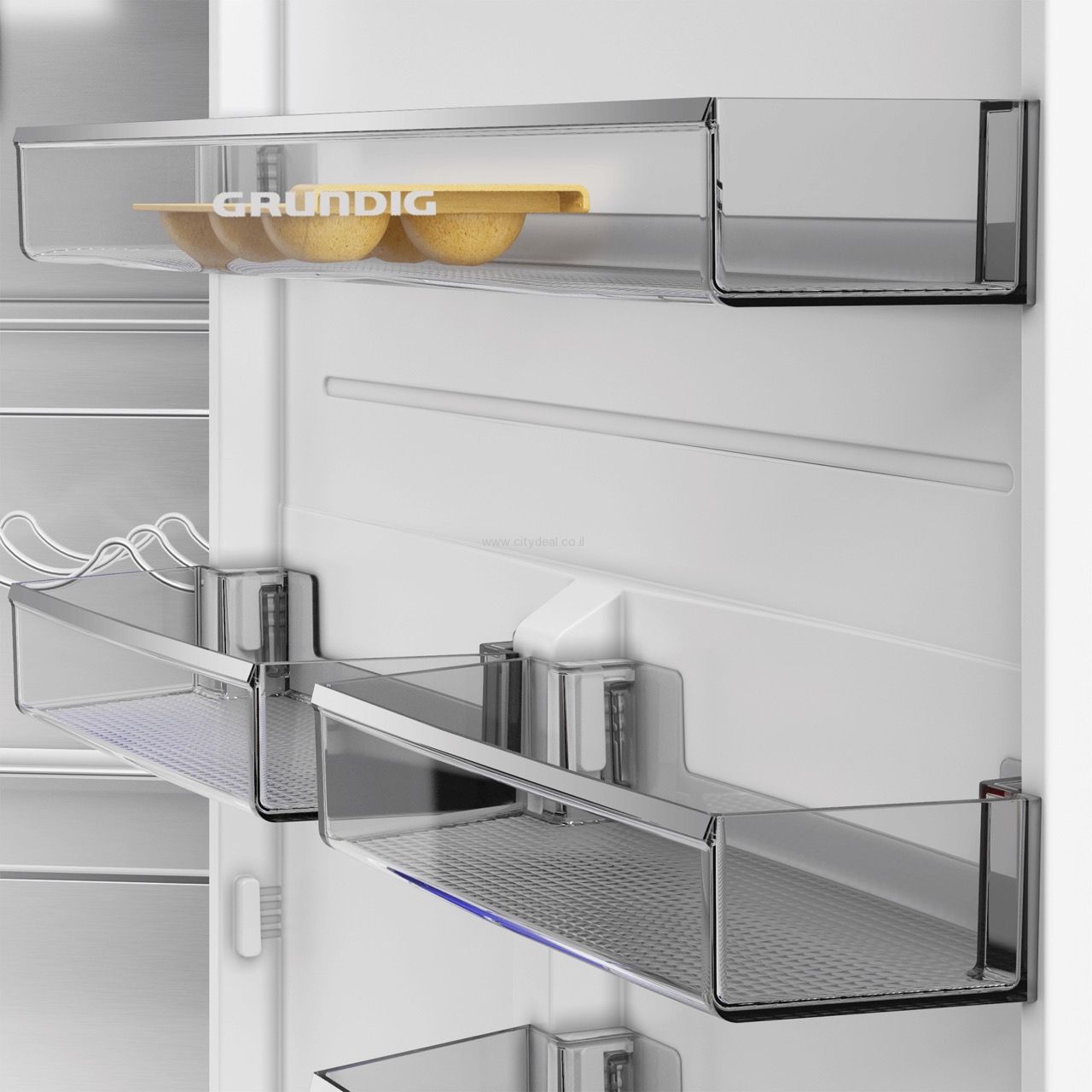 מקרר אינטגרלי מקפיא תחתון GRUNDIG דגם GKNI56930FN יבואן רשמי – תמונה 2