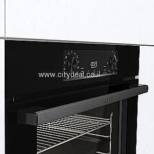 תנור אפייה בנוי פירוליטי 77 ל׳ Gorenje BPS6737E14BG | 360° MultiFlow | זכוכית שחורה – תמונה 2