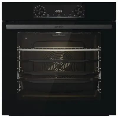 תנור אפייה בנוי פירוליטי 77 ל׳ Gorenje BPS6737E14BG | 360° MultiFlow | זכוכית שחורה – תמונה 10
