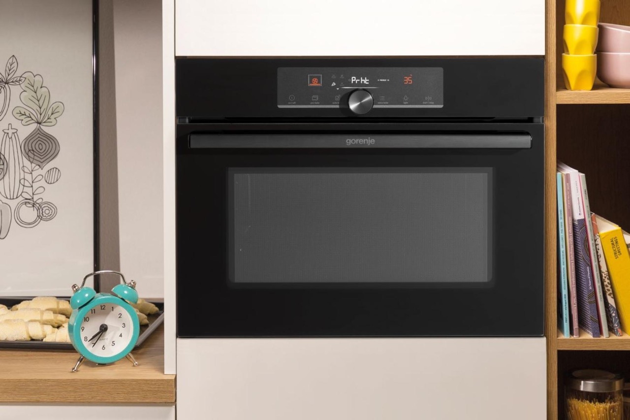 GORENJE BCM4547A10BG: תנור בנוי משולב מיקרוגל 45 ס״מ – תמונה 2