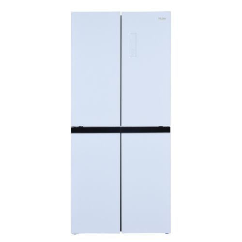 מקרר 4 דלתות Haier HRF4494FW – בנפח 472 ליטר בגימור זכוכית לבנה | יבואן רשמי