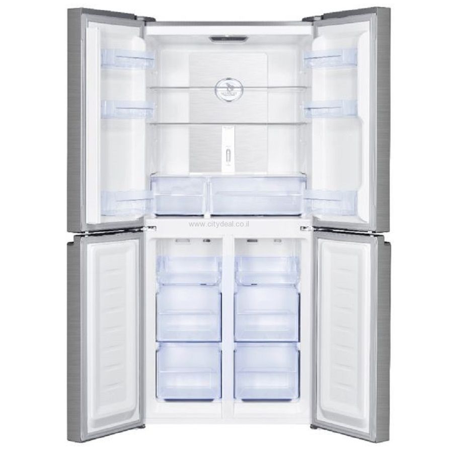 מקרר 4 דלתות Haier HRF4494FB – בנפח 472 ליטר בגימור זכוכית שחורה | יבואן רשמי – תמונה 2