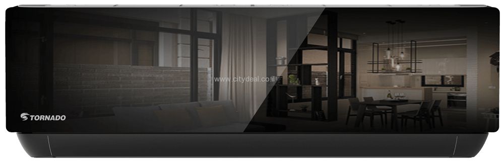 מזגן עילי Tornado דגם SMART-INV-32 X WIFI BLACK EU יבואן רשמי