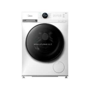 Midea MFL80-DU1403B מכונת כביסה משולבת מייבש 8 ק״ג 1400 סל״ד עם פאנל בעברית - יבואן רשמי | משלוח מהיר