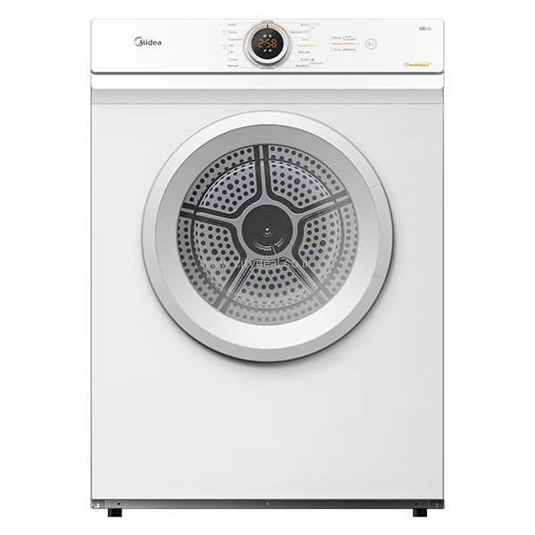 Midea MD100A70/W – מייבש כביסה 7 ק״ג עם פאנל בעברית ו-15 תוכניות | יבואן רשמי