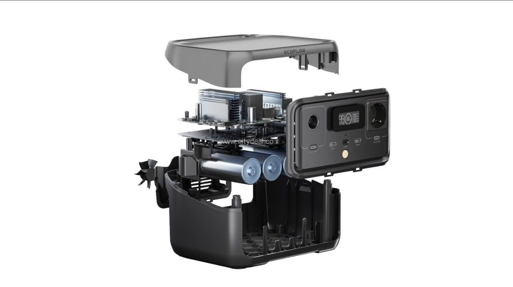 תחנת כוח EcoFlow EFR600 2 – טעינה מהירה X-Stream | 600W / 256Wh | יבואן רשמי | משלוח מהיר – תמונה 6