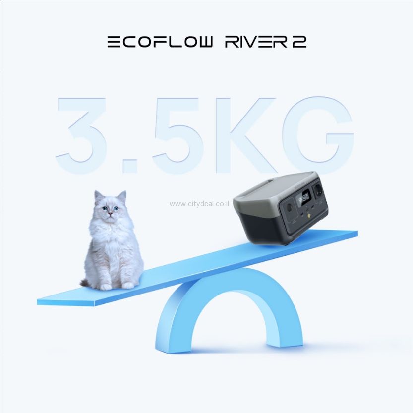 תחנת כוח EcoFlow EFR600 2 – טעינה מהירה X-Stream | 600W / 256Wh | יבואן רשמי | משלוח מהיר – תמונה 7