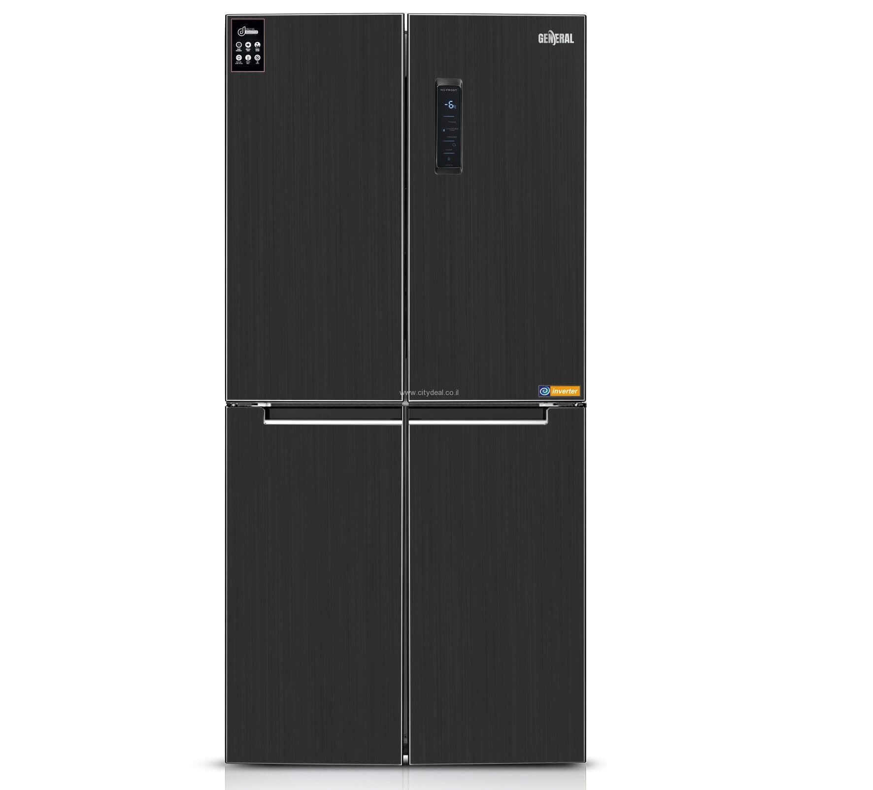 מקרר מקפיא תחתון General GE630BIX יבואן רשמי