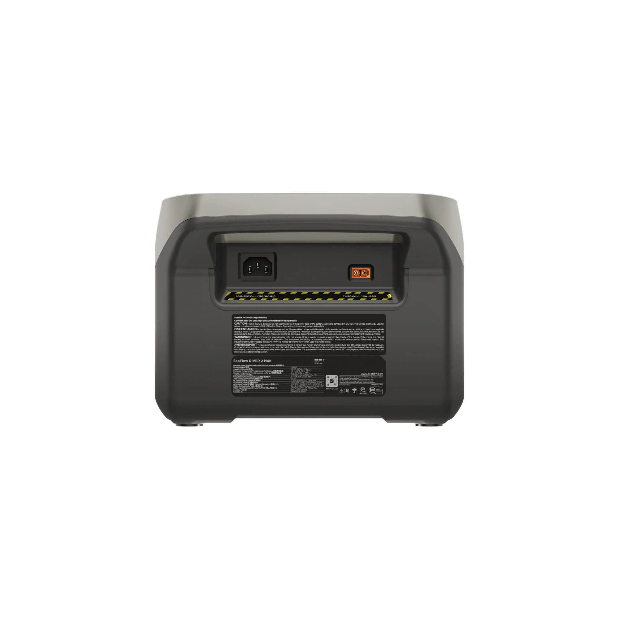 תחנת כוח ניידת EcoFlow RIVER 2 Max – 512Wh עם טעינה מהירה, LiFePO4 וגיבוי חירום | יבואן רשמי-משלוח מהיר -ניתן לאיסוף – תמונה 9