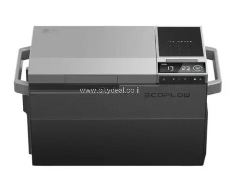 EcoFlow GLACIER 1 מקרר לרכב/שטח נייד 38 ליטר מקפיא 2 אזורים עם מכונת קרח וסוללה נשלפת - יבואן רשמי | משלוח מהיר