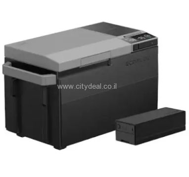 EcoFlow GLACIER 1 מקרר לרכב/שטח נייד 38 ליטר מקפיא 2 אזורים עם מכונת קרח וסוללה נשלפת - יבואן רשמי | משלוח מהיר – תמונה 3