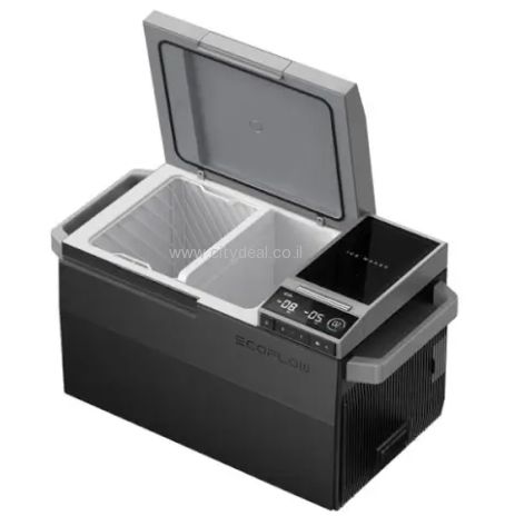 EcoFlow GLACIER 1 מקרר לרכב/שטח נייד 38 ליטר מקפיא 2 אזורים עם מכונת קרח וסוללה נשלפת - יבואן רשמי | משלוח מהיר – תמונה 4