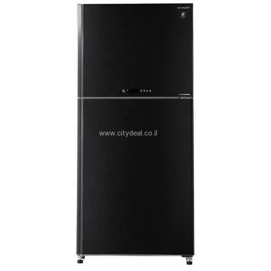 מקרר מקפיא עליון SHARP דגם SJ-GV69G-BK