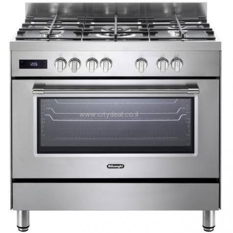 תנור משולב כיריים 90 ס"מ NDS950 DeLonghi יבואן רשמי