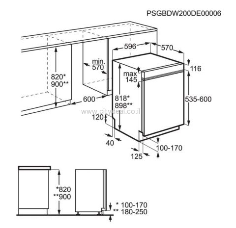 מדיח כלים Zanussi ZDSN653X2 יבואן רשמי – תמונה 4