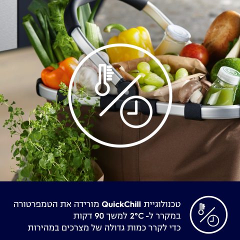 מקרר 4 דלתות EQE5609 Electorlux נירוסטה יבואן רשמי – תמונה 9
