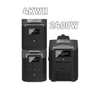 קיט תחנת כוח ניידת ECOFLOW DELTA2000MAX + תא הרחבה + גנרטור חכם