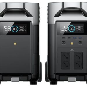 קיט תחנת כח ניידת ECOFLOW DELTA PRO 3600+ תא הרחבה |  משלוח מהיר