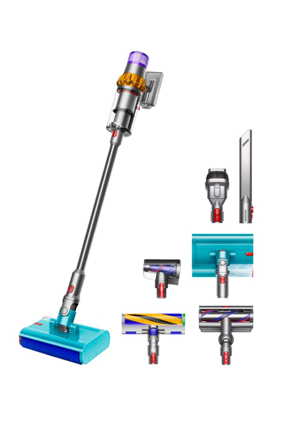 Dyson V15s Detect Submarine – שואב אבק שוטף אלחוטי חכם לניקוי מתקדם | יבואן רשמי – תמונה 2