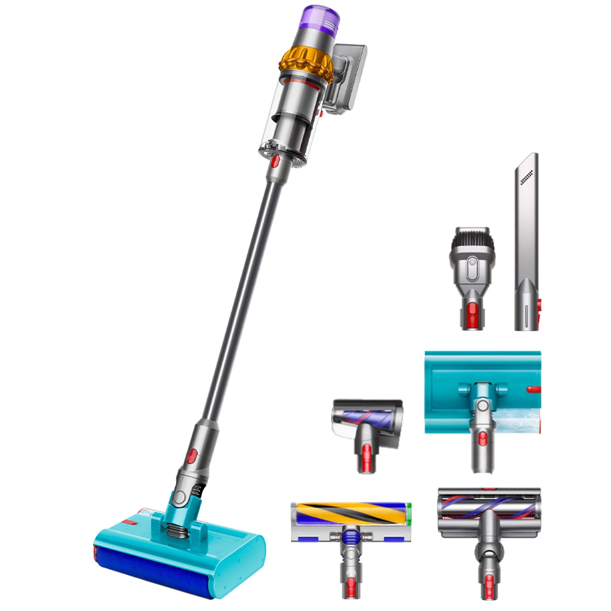 Dyson V15s Detect Submarine – שואב אבק שוטף אלחוטי חכם לניקוי מתקדם | יבואן רשמי – תמונה 11