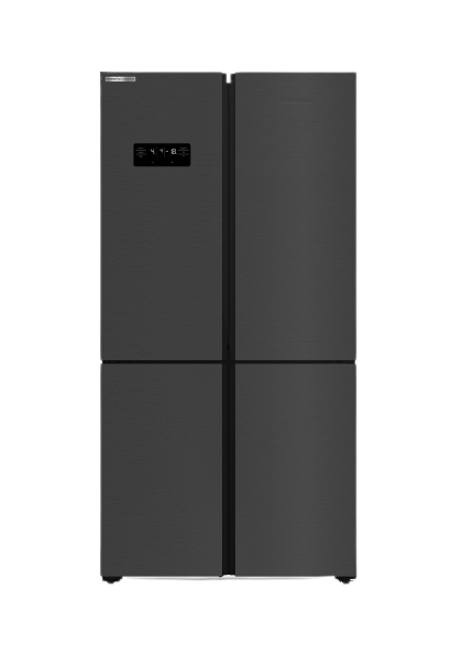 מקרר 4 דלתות מקפיא תחתון Grundig דגם GQN21225X יבואן רשמי