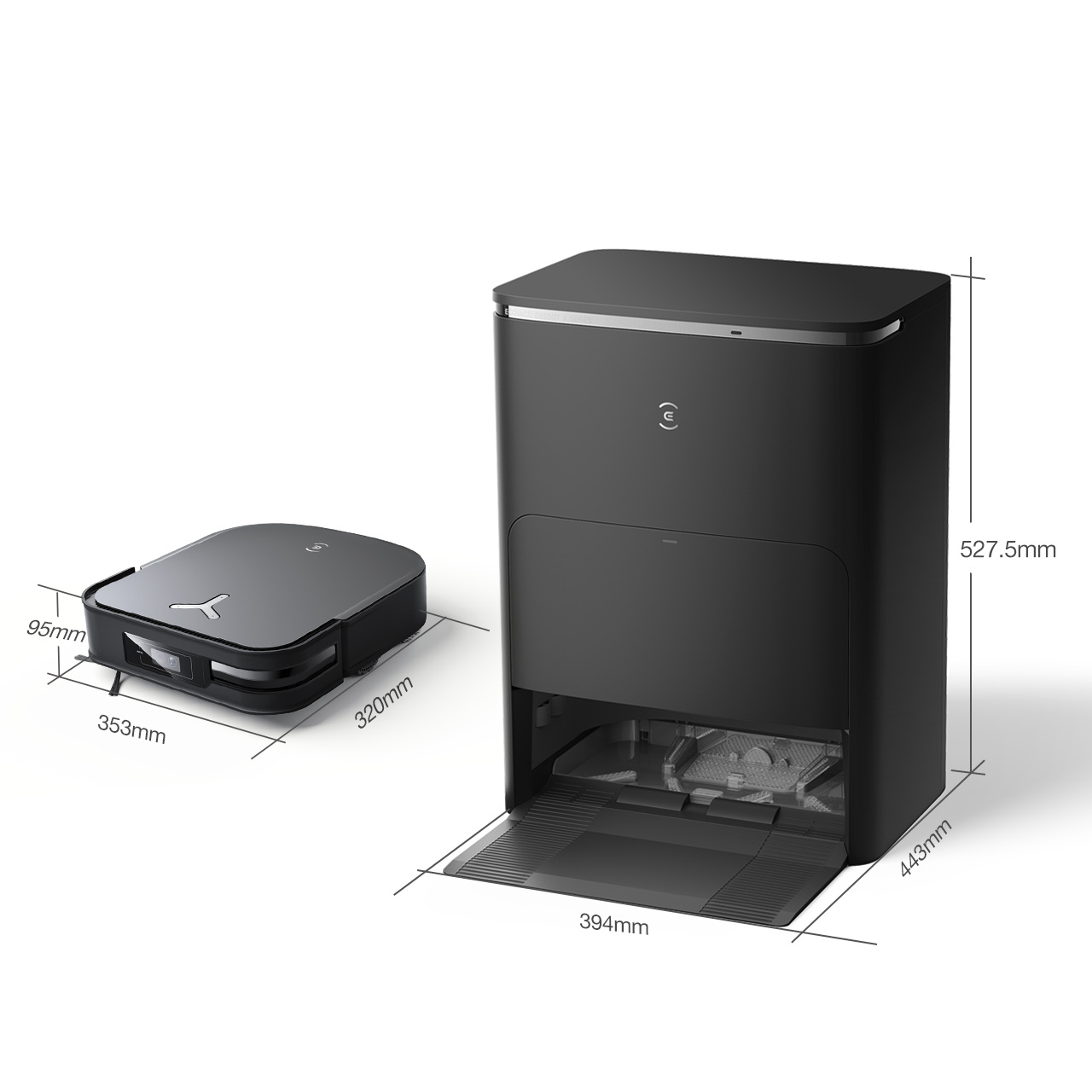 שואב אבק רובוטי ECOVACS DEEBOT X2 OMNI שחור יבואן רשמי – תמונה 2