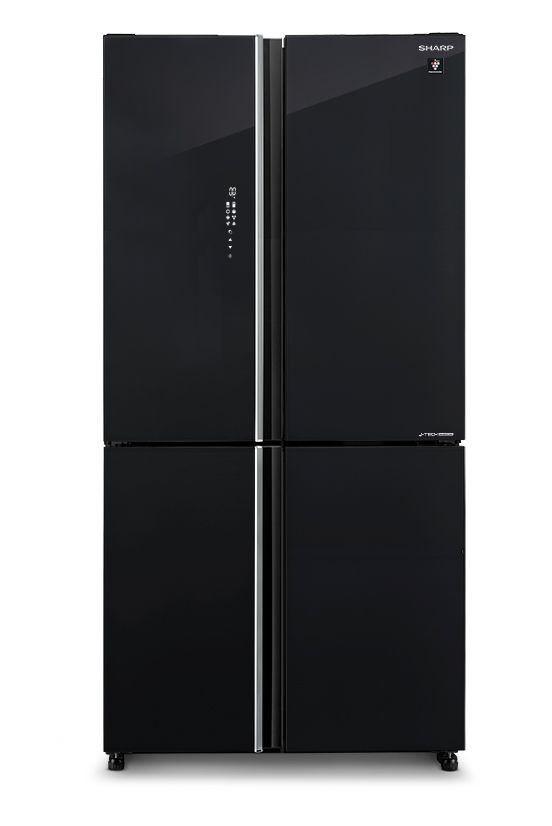 מקרר 4 דלתות שארפ Sharp SJ-FFSR89-BK מקפיא תחתון 572 ליטר NoFrost זכוכית שחורה - יבואן רשמי | משלוח מהיר – תמונה 2