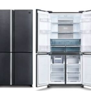 מקרר 4 דלתות SHARP SJ-FFER89-SL – ‏572 ליטר עם Hybrid Cooling ו-Plasmacluster | יבואן רשמי-משלוח מהיר