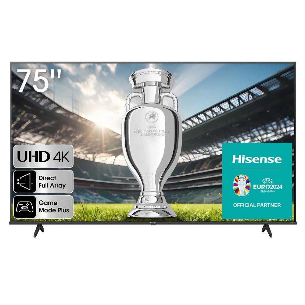 טלוויזיה חכמה 75" Hisense דגם 75A6K UHD 4K DLED יבואן רשמי