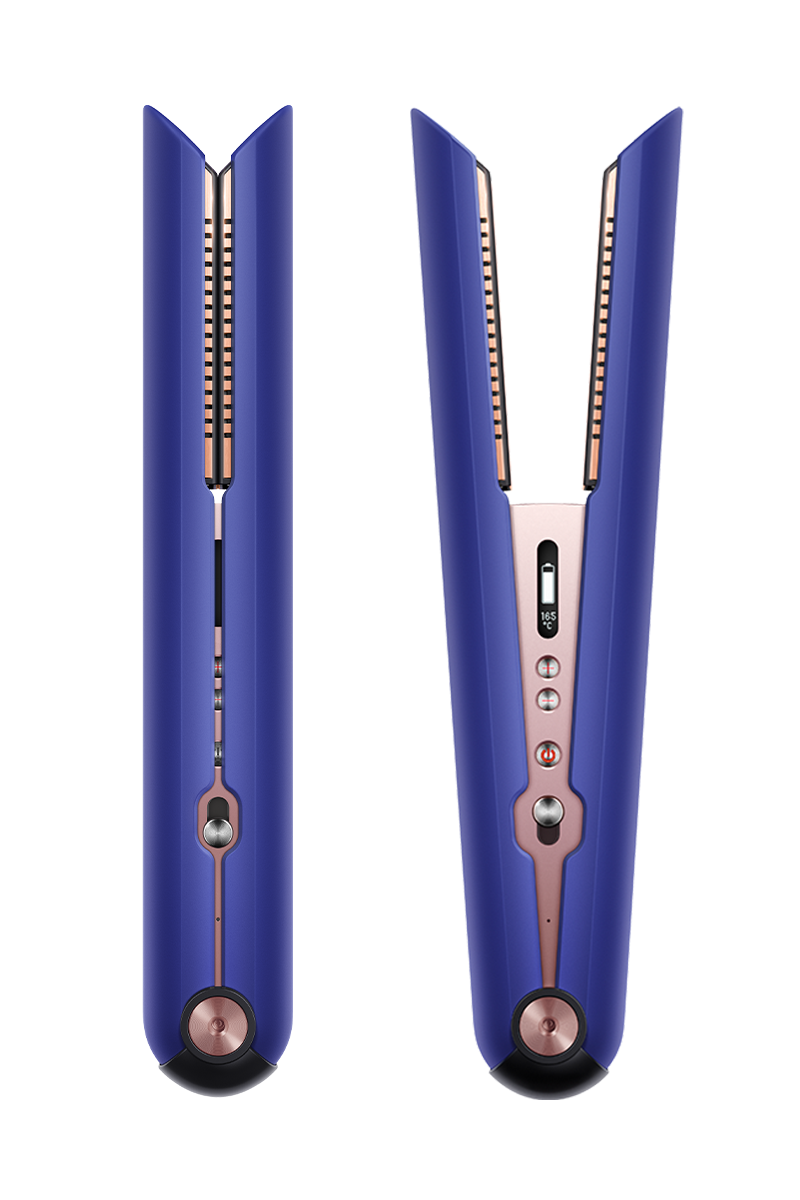 מחליק שיער Dyson Corrale בגווני כחול וינקה יבואן רשמי – תמונה 2