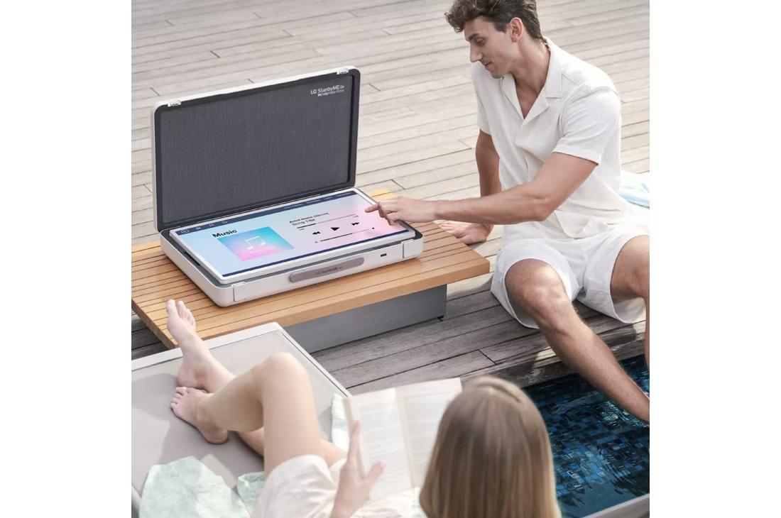 מסך טאץ' חכם נייד GO StanbyME LG דגם 27LX5QKNA יבואן רשמי – תמונה 9