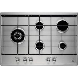 כיריים גז 5 להבות 75 ס''מ Electrolux דגם KGS7564SX יבואן רשמי
