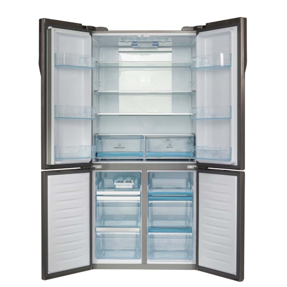 מקרר 4 דלתות מקפיא תחתון HAIER דגם HRF6200FB יבואן רשמי – תמונה 3