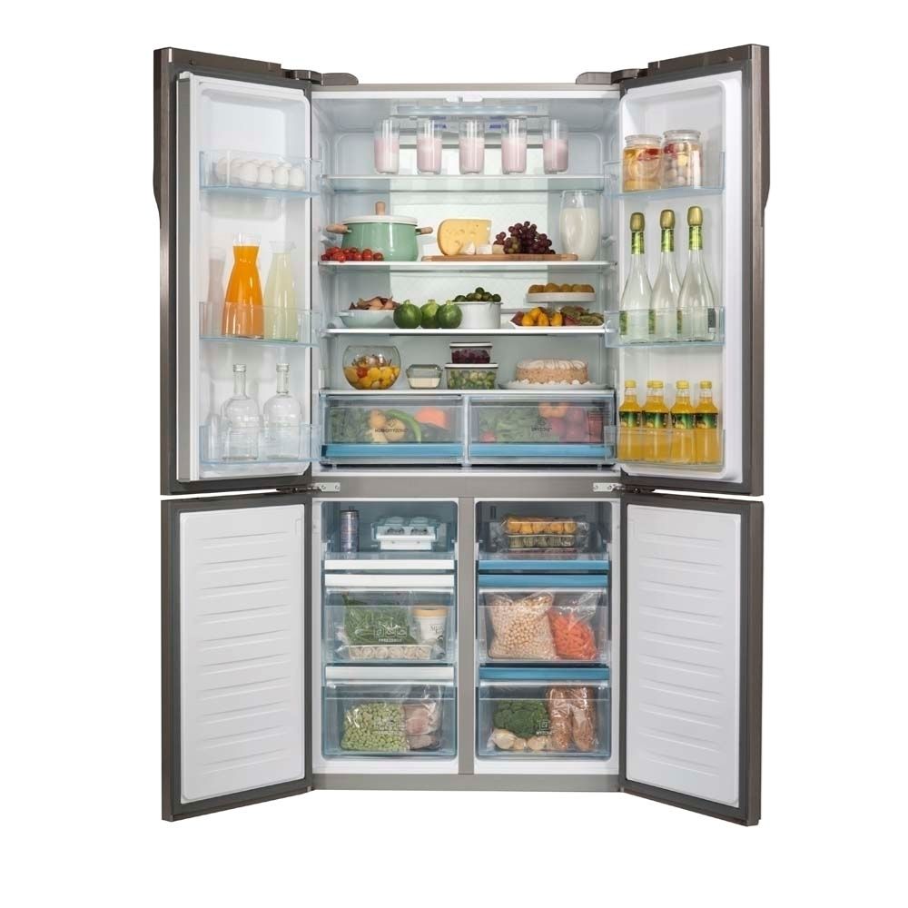 מקרר 4 דלתות מקפיא תחתון HAIER דגם HRF-6200FSS יבואן רשמי – תמונה 3
