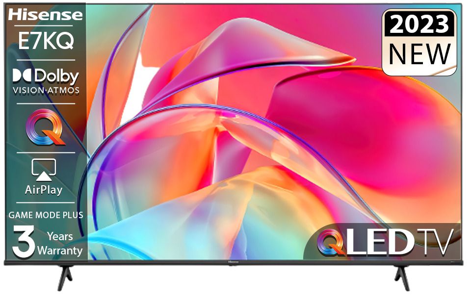 טלוויזיה חכמה Hisense QLED דגם 55E7KQ יבואן רשמי