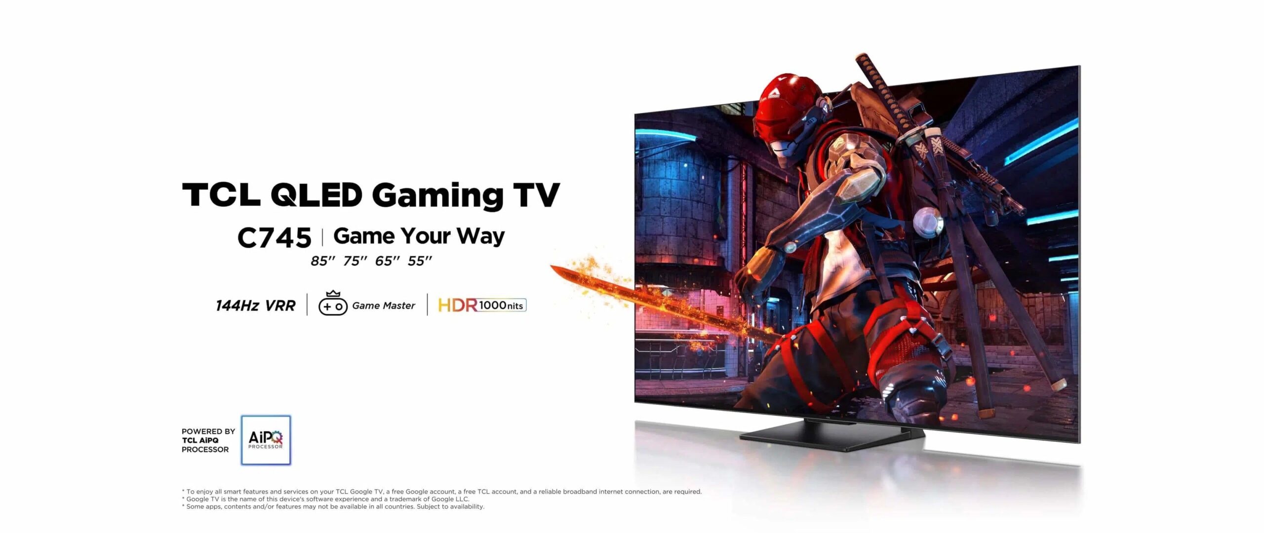 טלוויזיה חכמה 75" TCL QLED דגם 75C745 – תמונה 9
