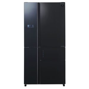 SHARP SJ-FSR920-BK: מקרר 5 דלתות זכוכית No-Frost, בנפח 661 ליטר עם יצרן קרח וצג מגע | יבואן רשמי-משלוח מהיר